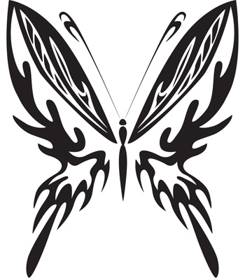 Tribal Butterfly 42